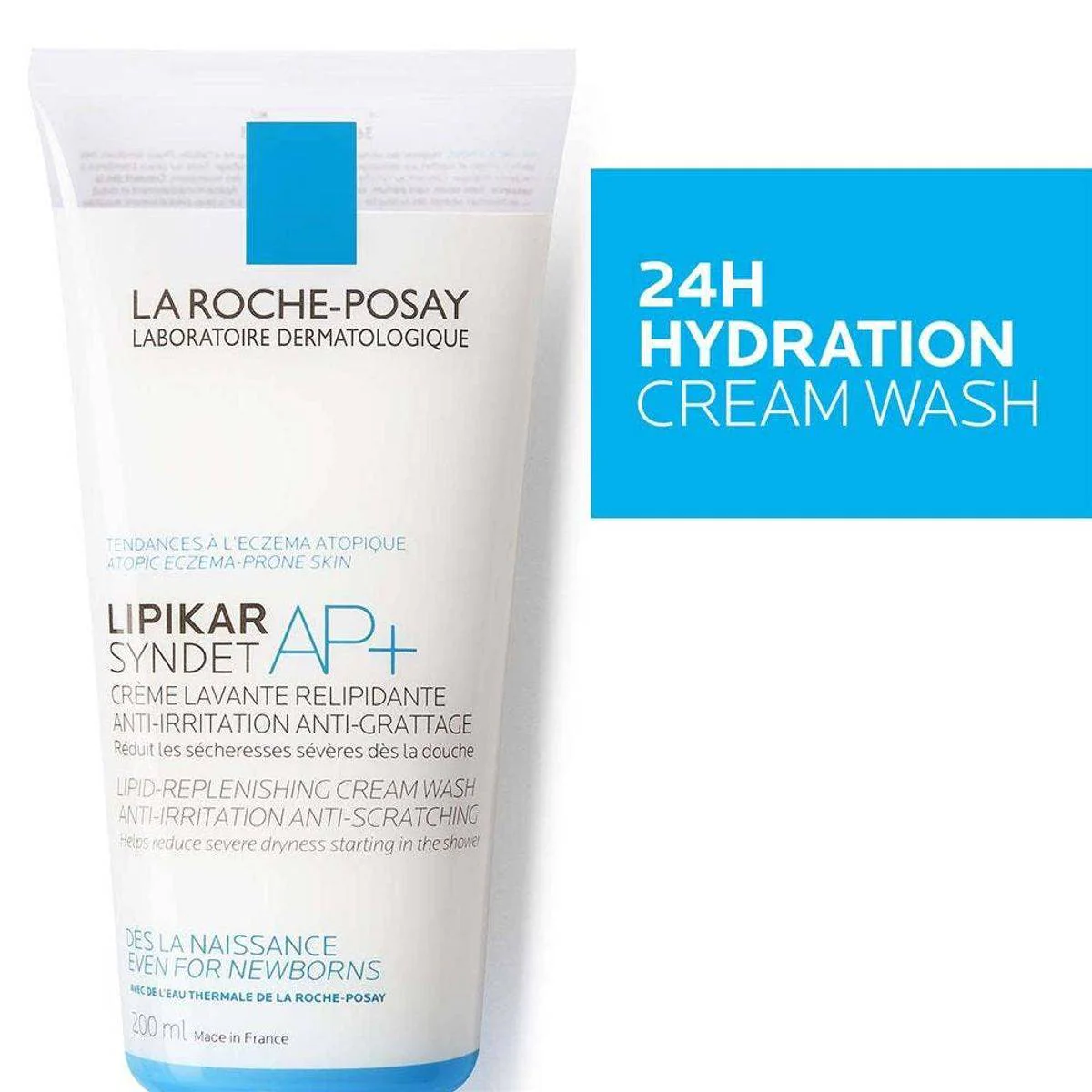 La Roche Posay Lipikar Syndet AP+ Cream Wash 200ml - Image 3
