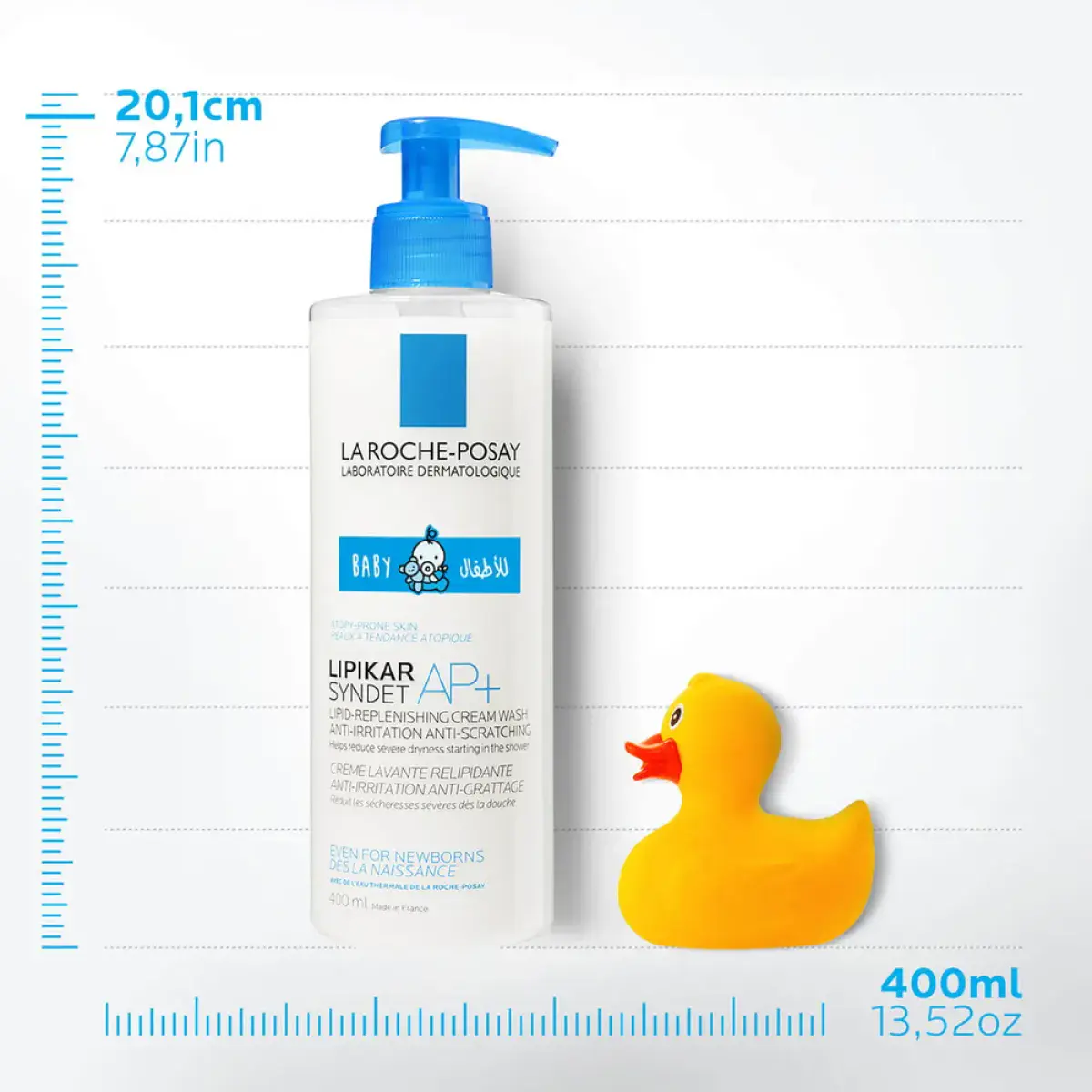 La Roche Posay Lipikar Syndet AP+ Cream Wash 400ml - Image 3