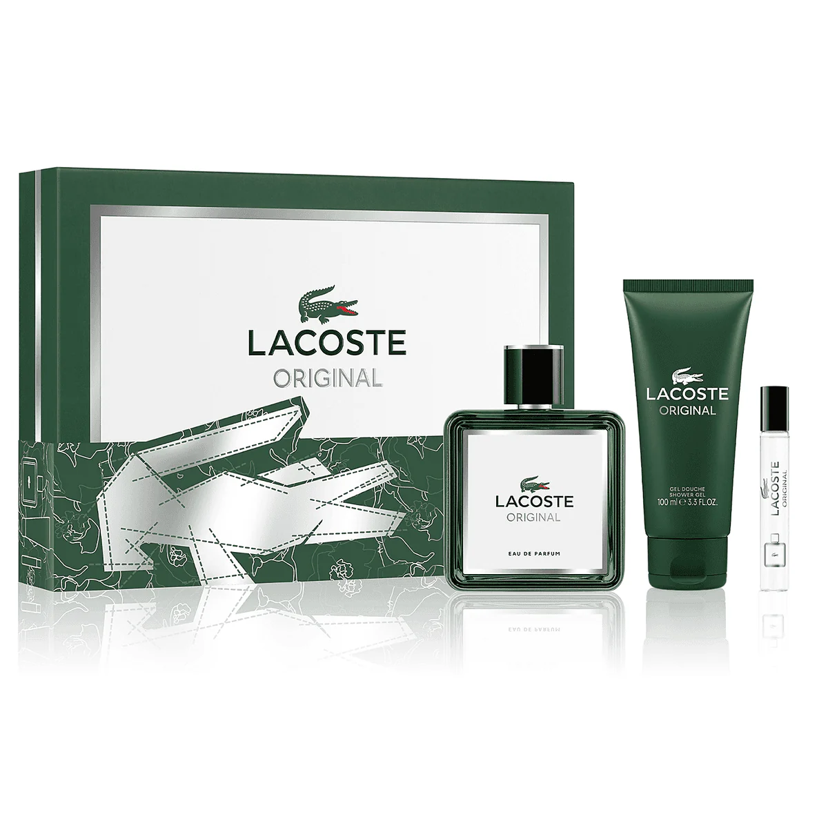 Lacoste Original Parfum 100ml + Parfum 7.5ml + Shower Gel 100ml Gift Set