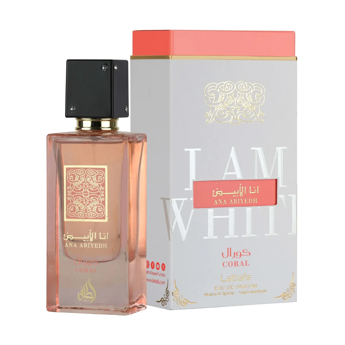 Lattafa Ana AB Coral Eau de Parfum 100ml - Image 2