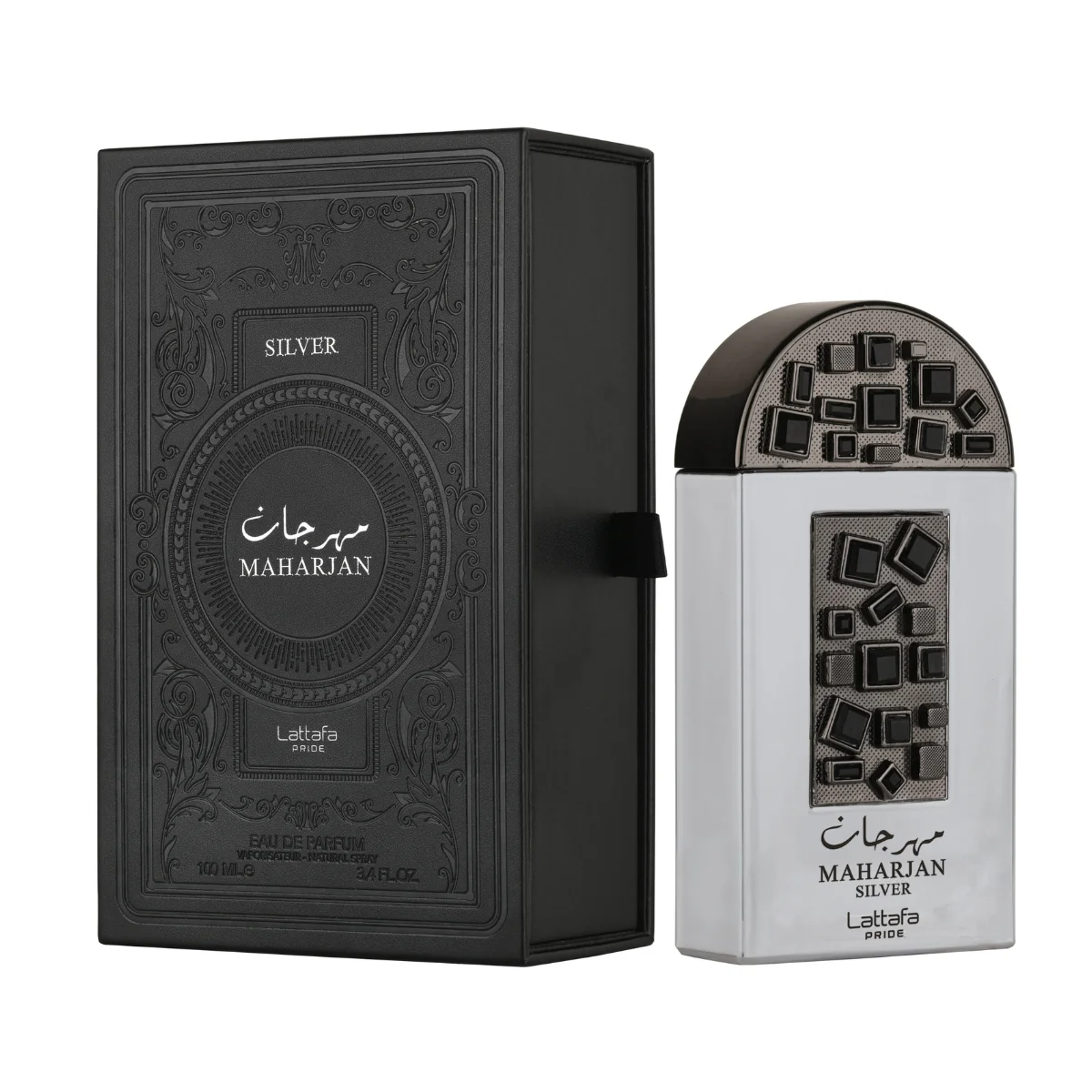 Lattafa Pride Maharjan Silver Eau de Parfum 100ml - Image 2