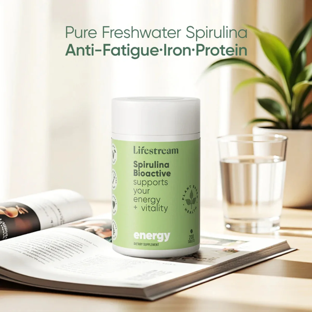 Lifestream Spirulina Bioactive 100 Tablets - Image 2