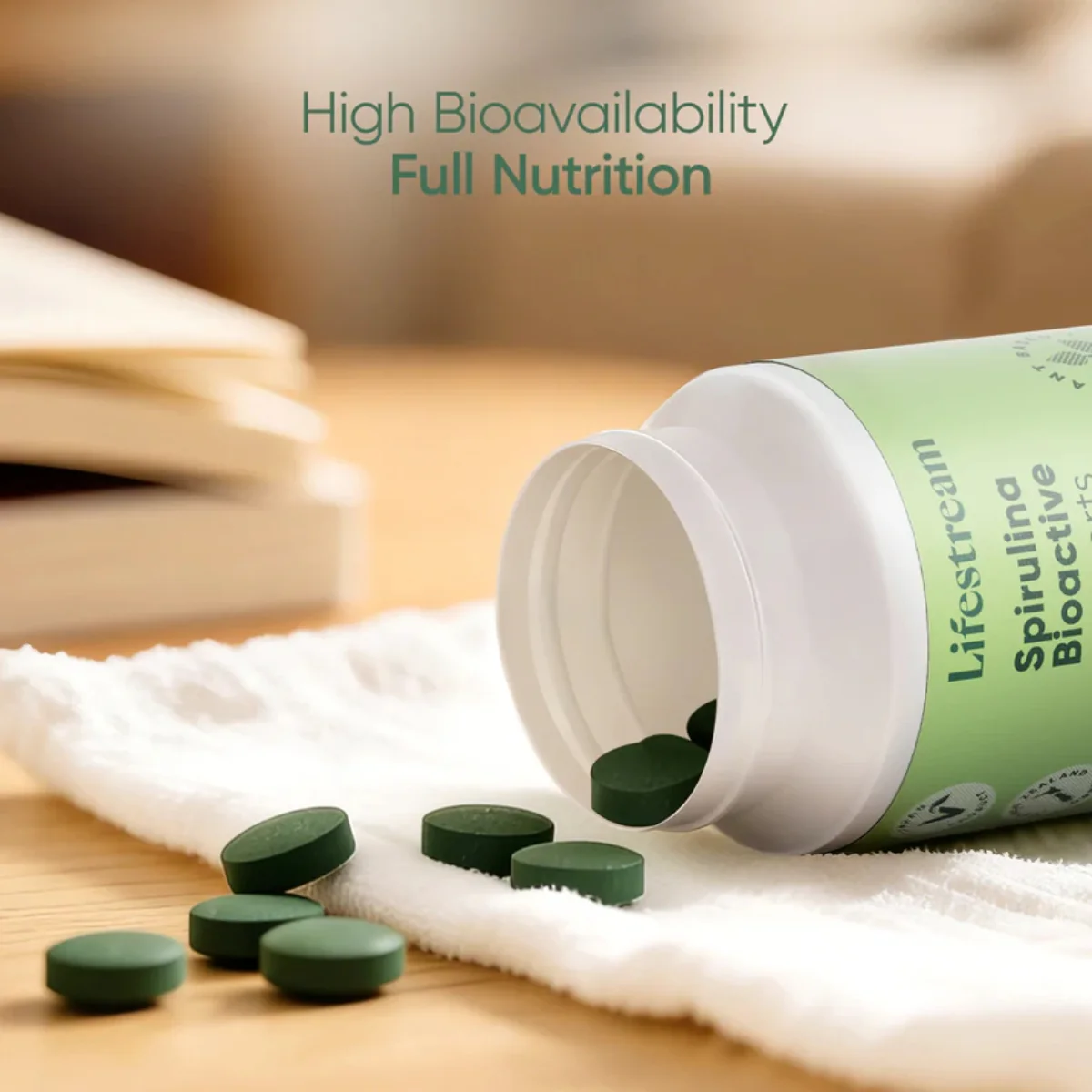 Lifestream Spirulina Bioactive 1000 Tablets - Image 4