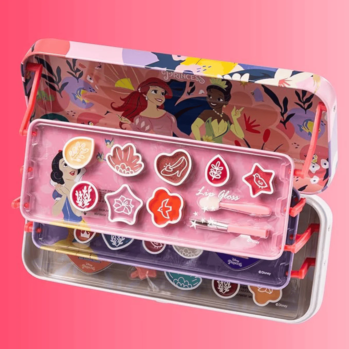 Lip Smacker Disney Princess Artisan picnic Triple Layer Beauty Tin - Image 4