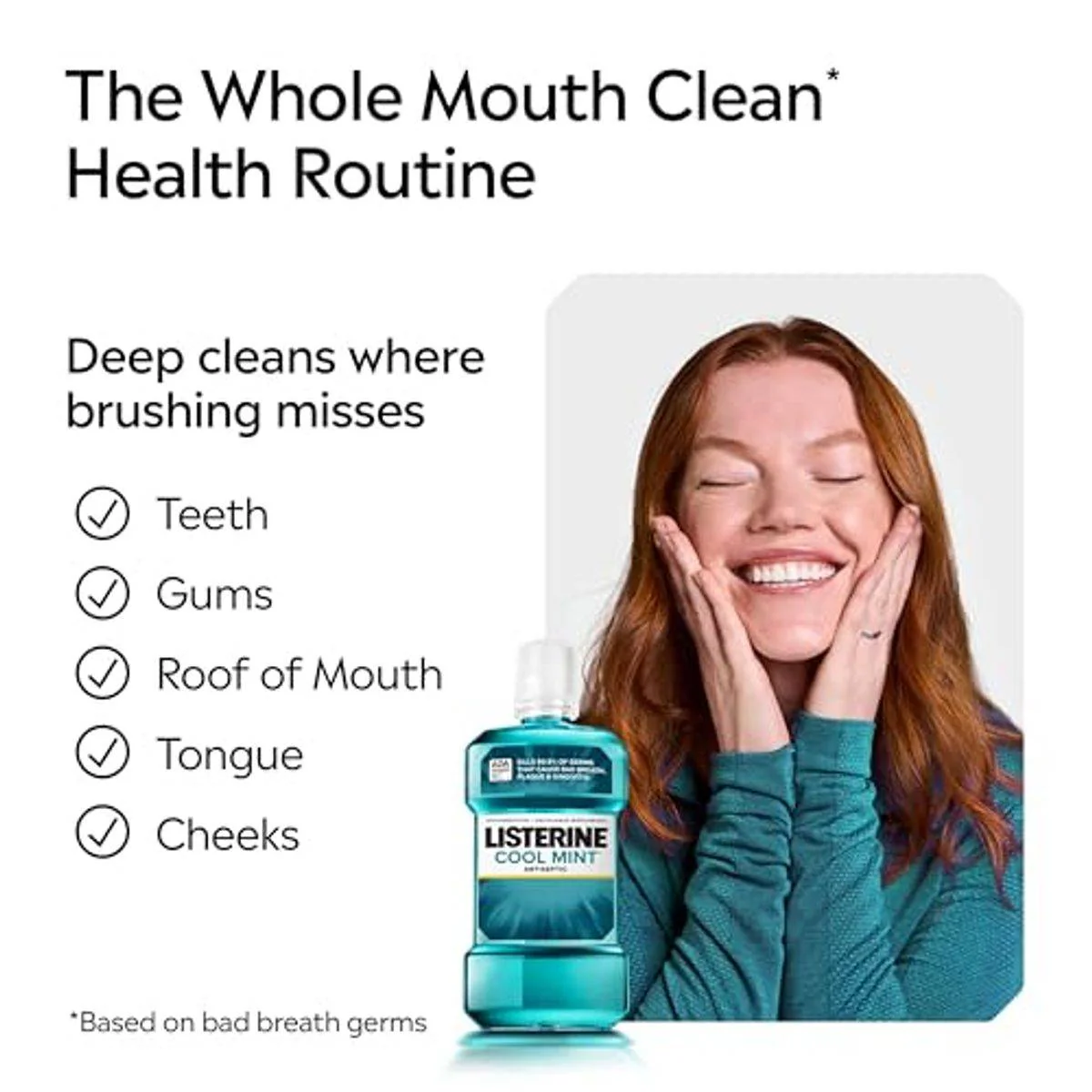 Listerine Mouthwash Cool Mint 250ml - Image 2