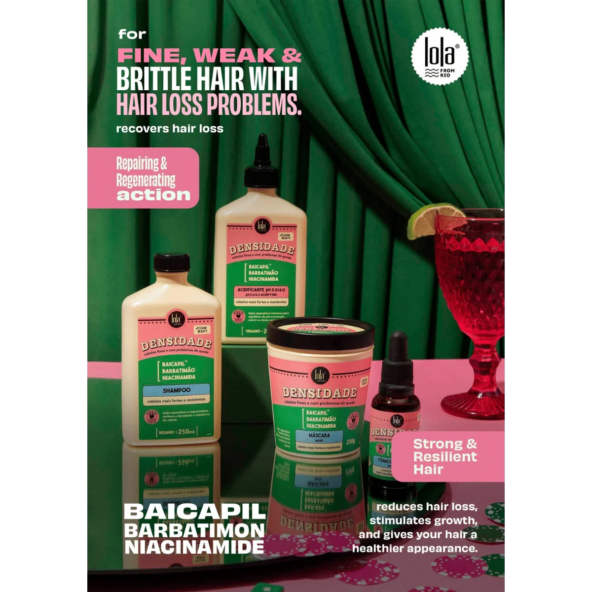Lola From Rio Densidade Density Restoring Shampoo 250ml - Image 4