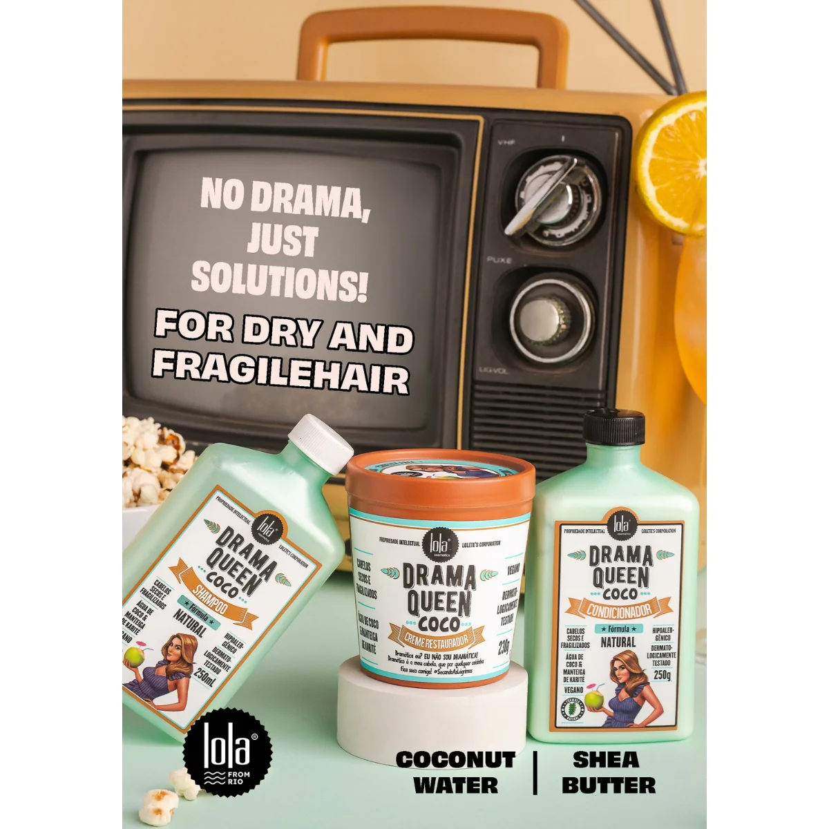Lola From Rio Drama Queen Hair Repair Cream 230g - Image 3