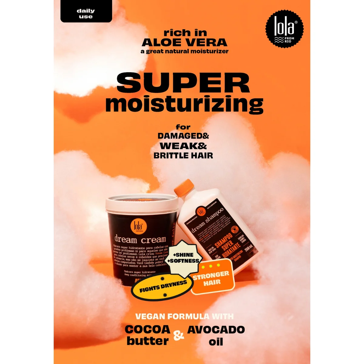 Lola From Rio Dream Deep Moisturising Shampoo 250ml - Image 3