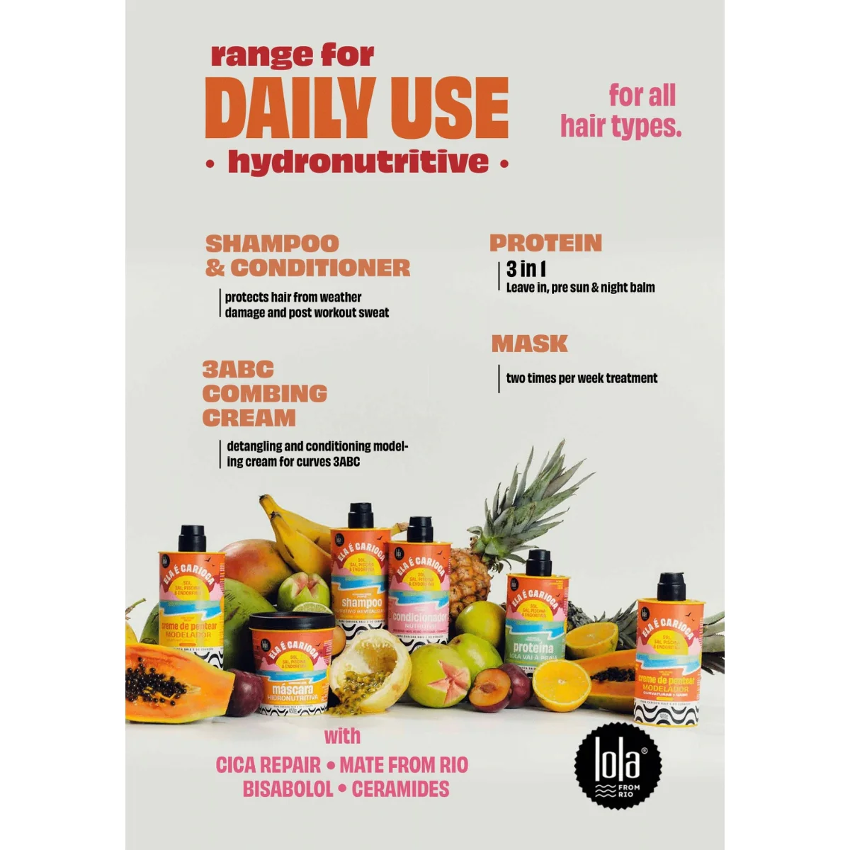 Lola From Rio Ela E Carioca Nourishing Conditioner 500g - Image 4