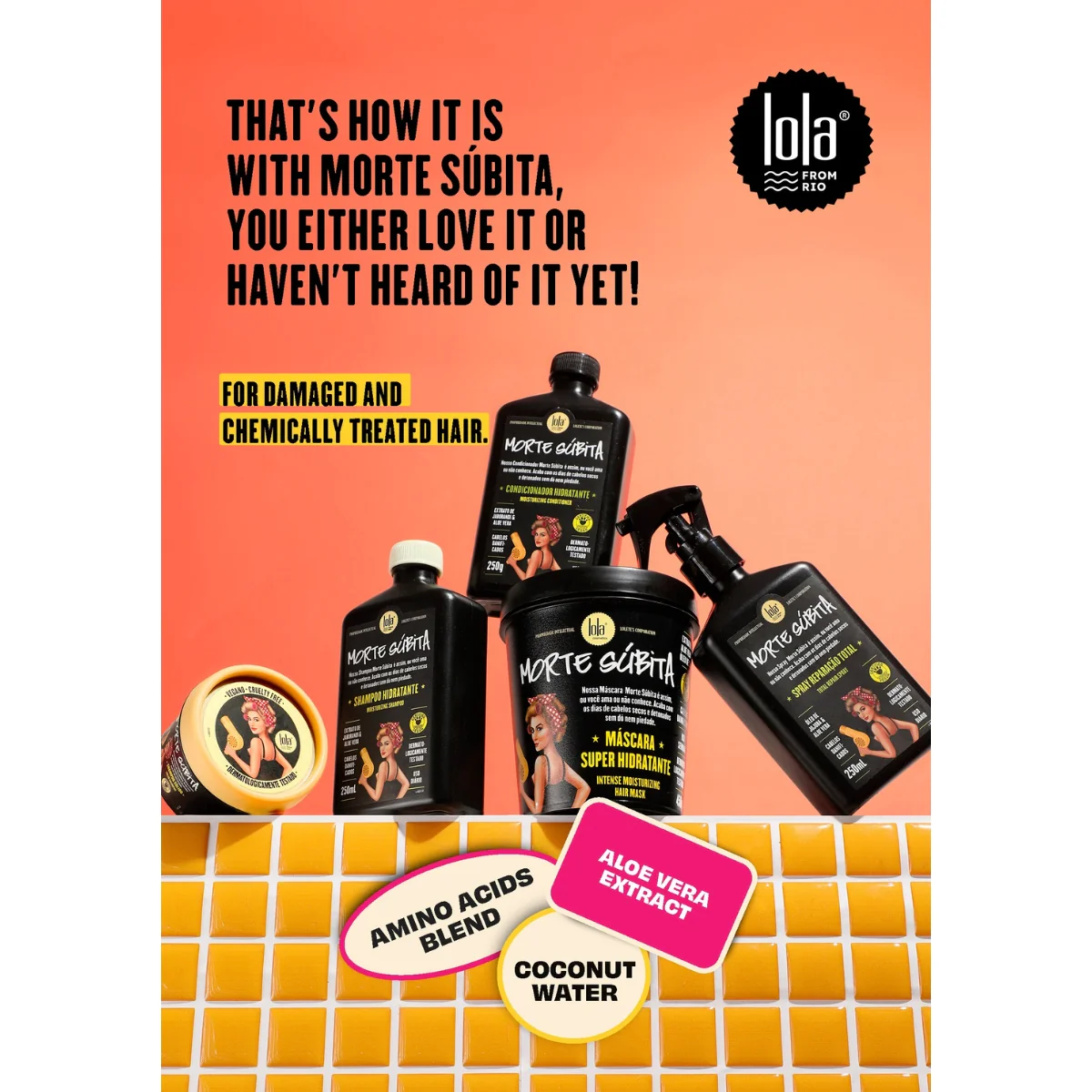 Lola From Rio Morte Subita Intense Moisturising Conditioner 250g - Image 3