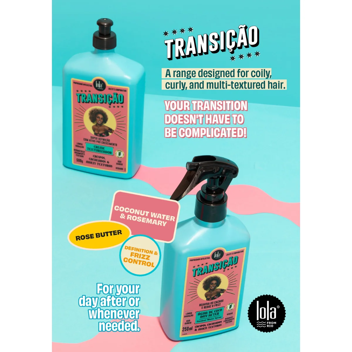 Lola From Rio Transicao Texturising Cream Natural Texture Regainer 500g - Image 3