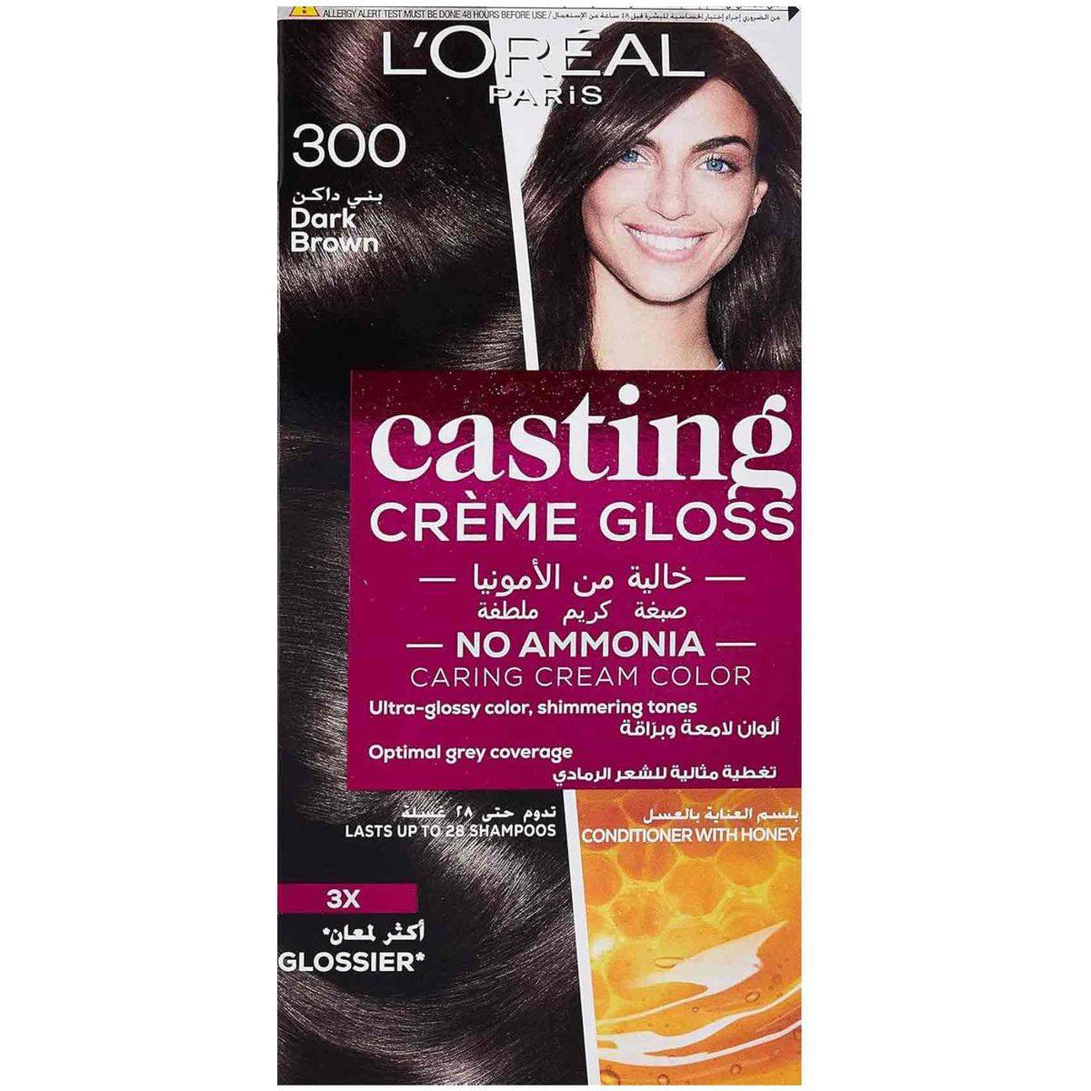 Loreal Paris Casting Creme Gloss 300 Dark Brown - Image 4