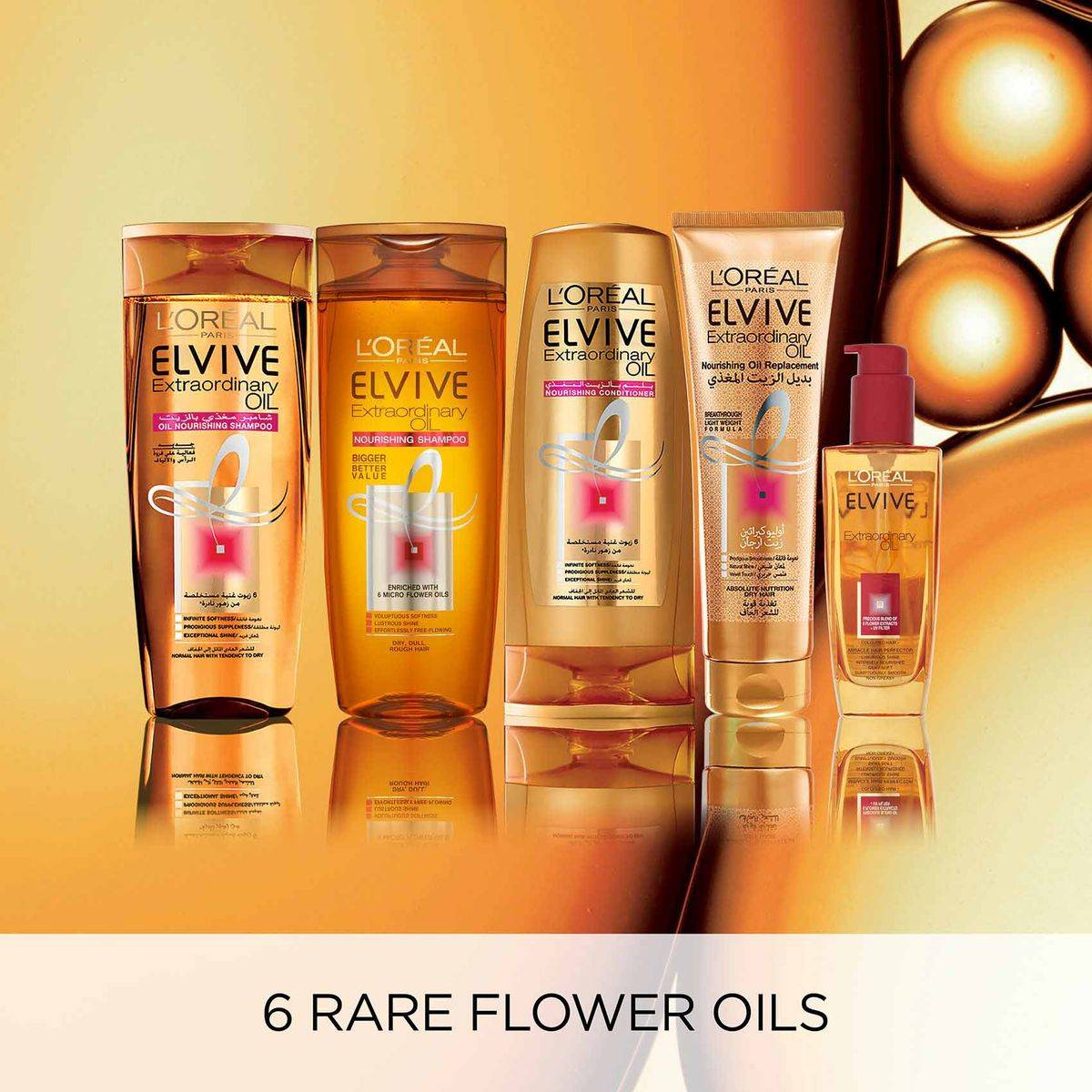 Loreal Paris Elvive Extraordinary Oil Normal Hair Shampoo 400ml - Image 3