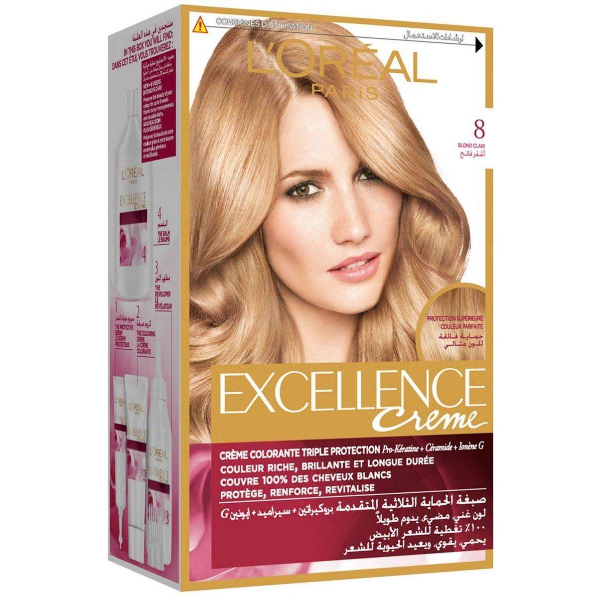 Loreal Paris Excellence 8.0 Light Blonde - Image 2
