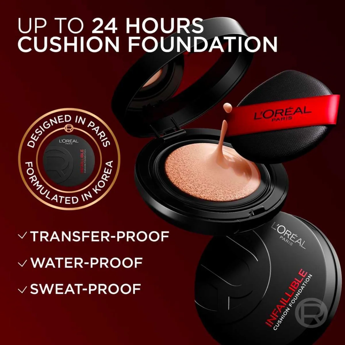 Loreal Paris Infaillible Fresh Wear Cushion 300 - Image 6