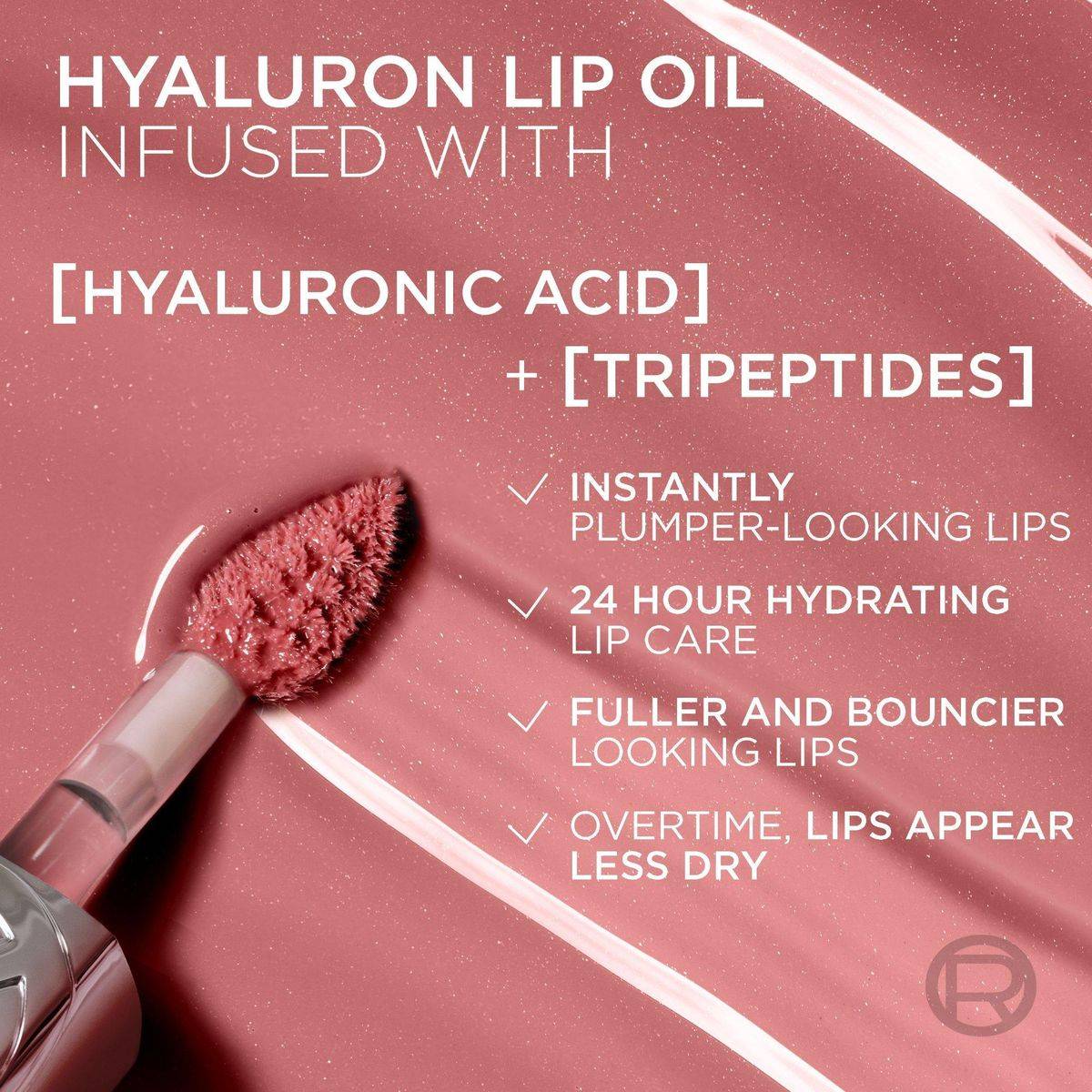 Loreal Paris Plump Ambition Hyaluron Lip Oil 101 Cristal Clear - Image 4