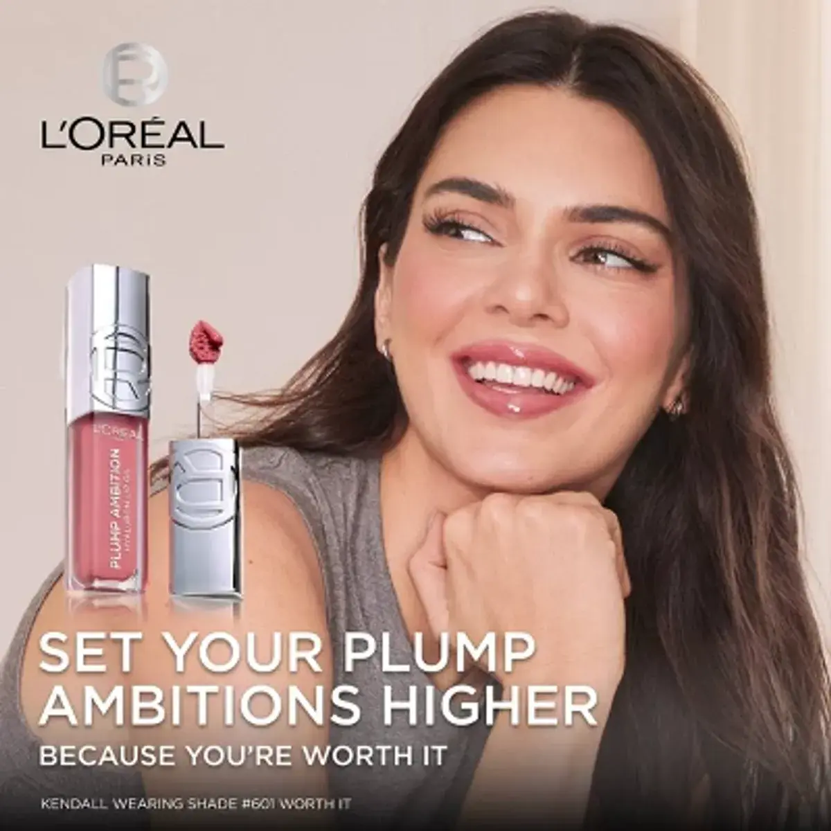 Loreal Paris Plump Ambition Hyaluron Lip Oil 650 Nude Macaron - Image 3