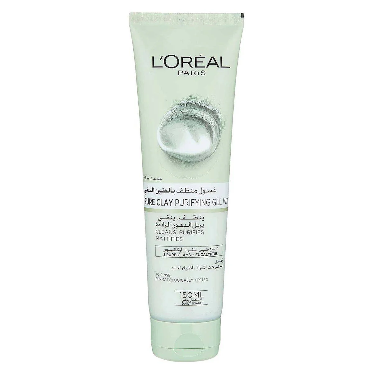 Loreal Paris Pure Clay Green Face Wash with Eucalyptus 150ml