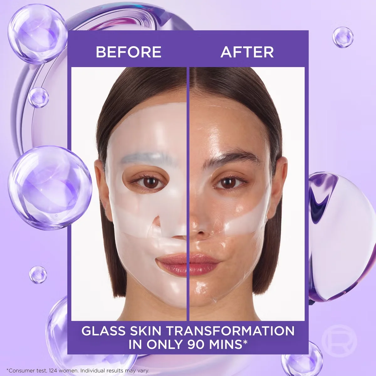 Loreal Paris Revitalift Filler Glass Skin Hydrogel Glow Mask - Image 4