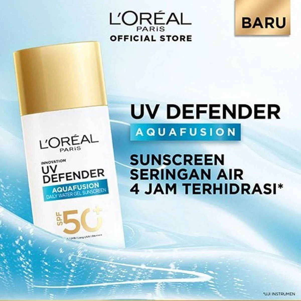 Loreal Paris UV Defender Aqua Fusion Sunscreen SPF50+ 50ml - Image 3