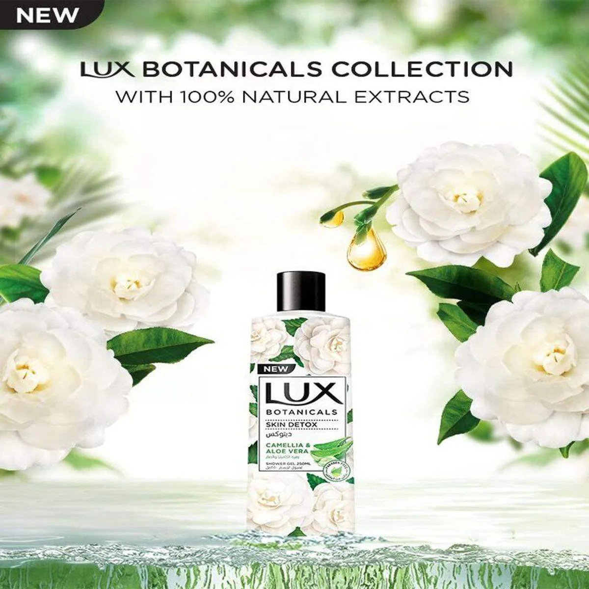 Lux Body Wash Camelia & Aloe Vera 500ml - Image 3
