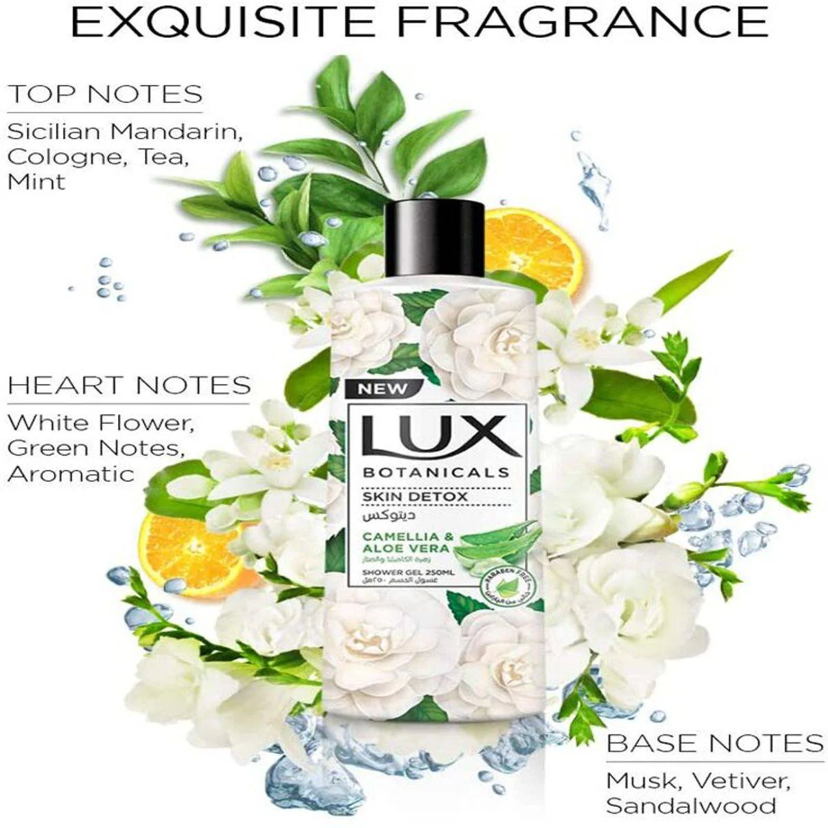 Lux Body Wash Camelia & Aloe Vera 500ml - Image 5