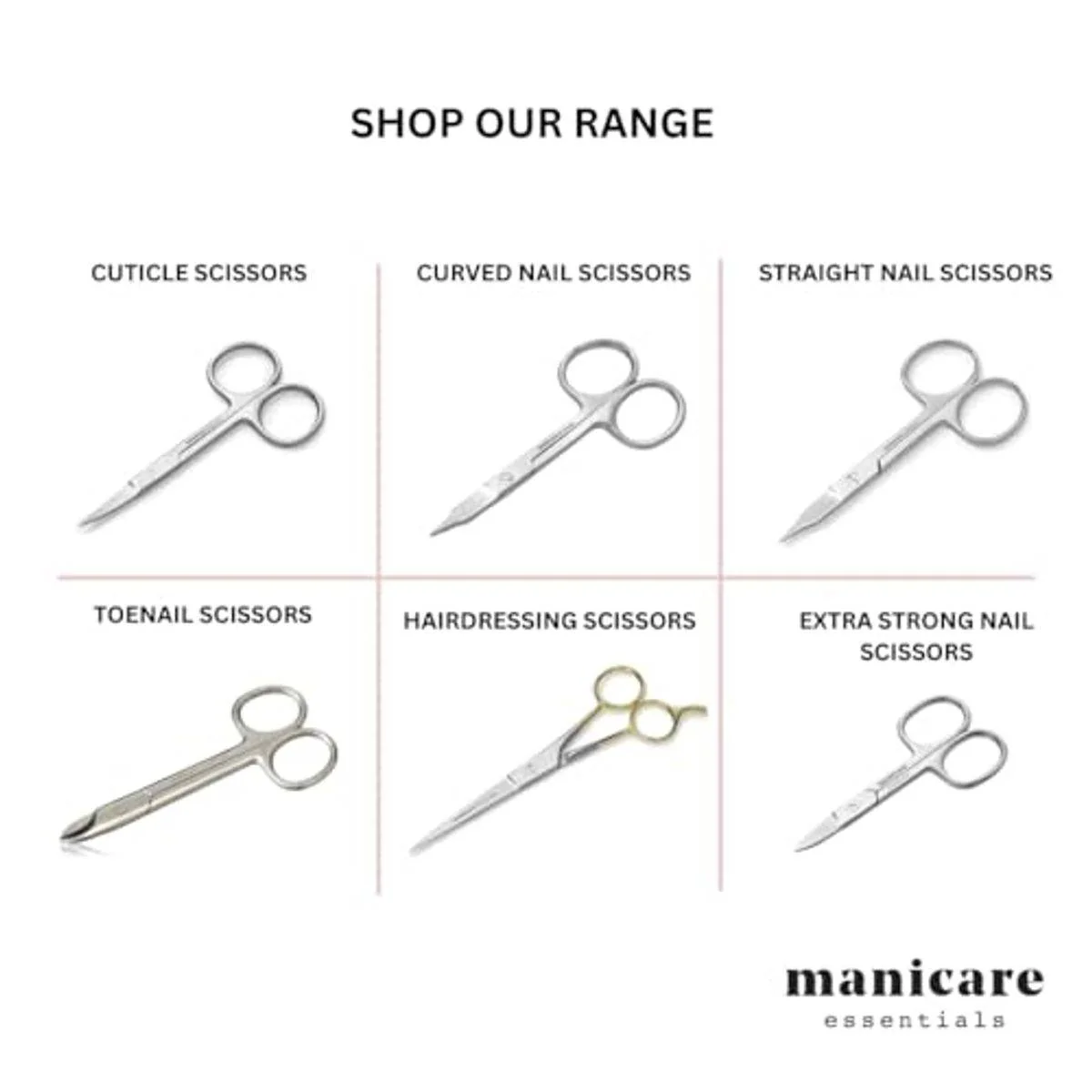 Manicare Nail Scissors Curved #31200 - Image 5