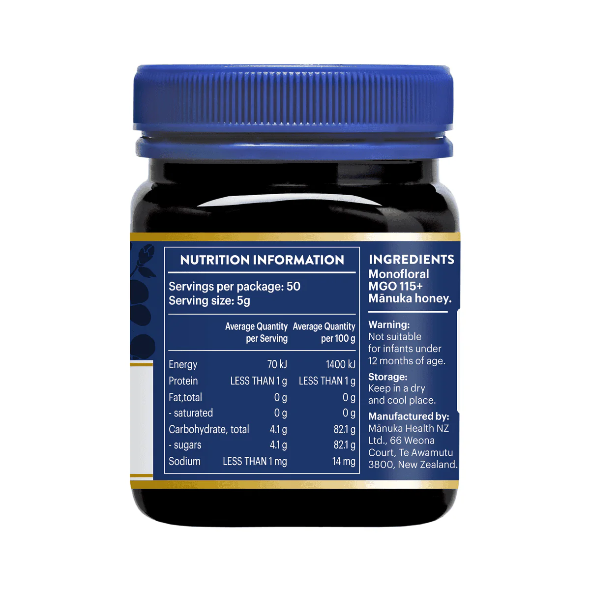 Manuka Health Manuka Honey MGO115+ UMF6 250g - Image 4