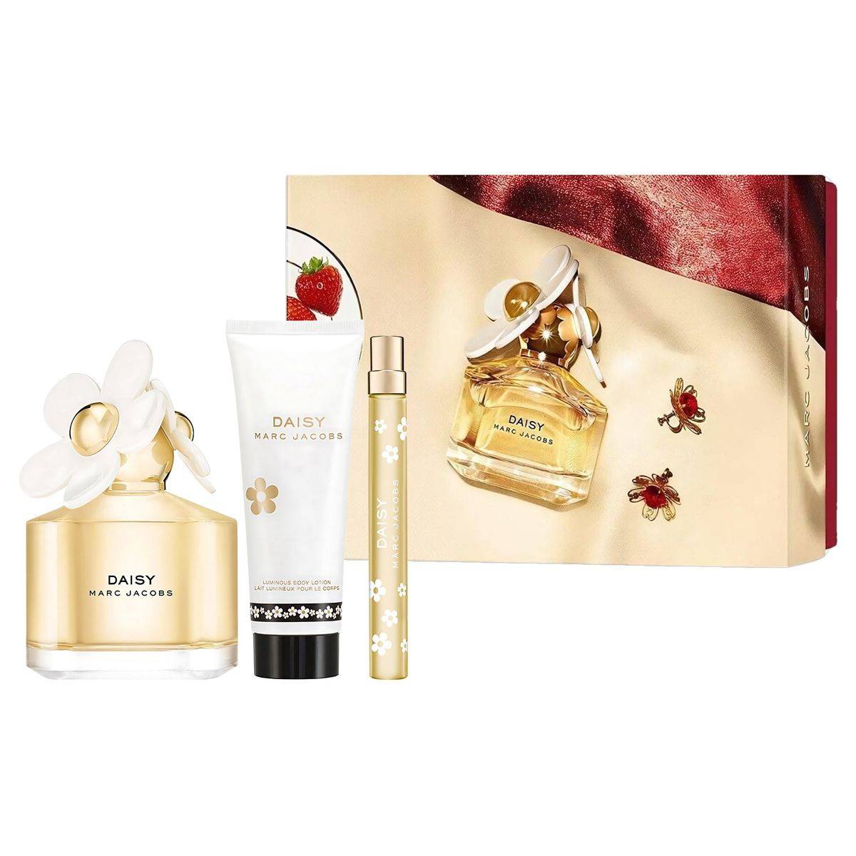 Marc Jacobs Daisy Eau de Toilette 100ml + Eau de Toilette 10ml + Luminous Body Lotion 75ml Gift Set - Image 2