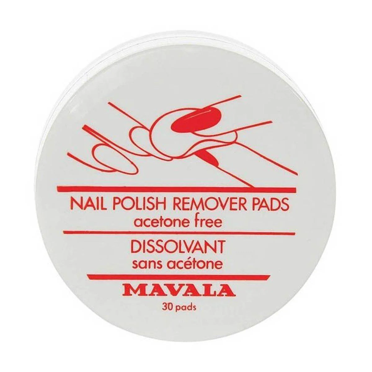 Mavala Mini Nail Polish Lacquer Remover Pads 30 Pieces - Image 2