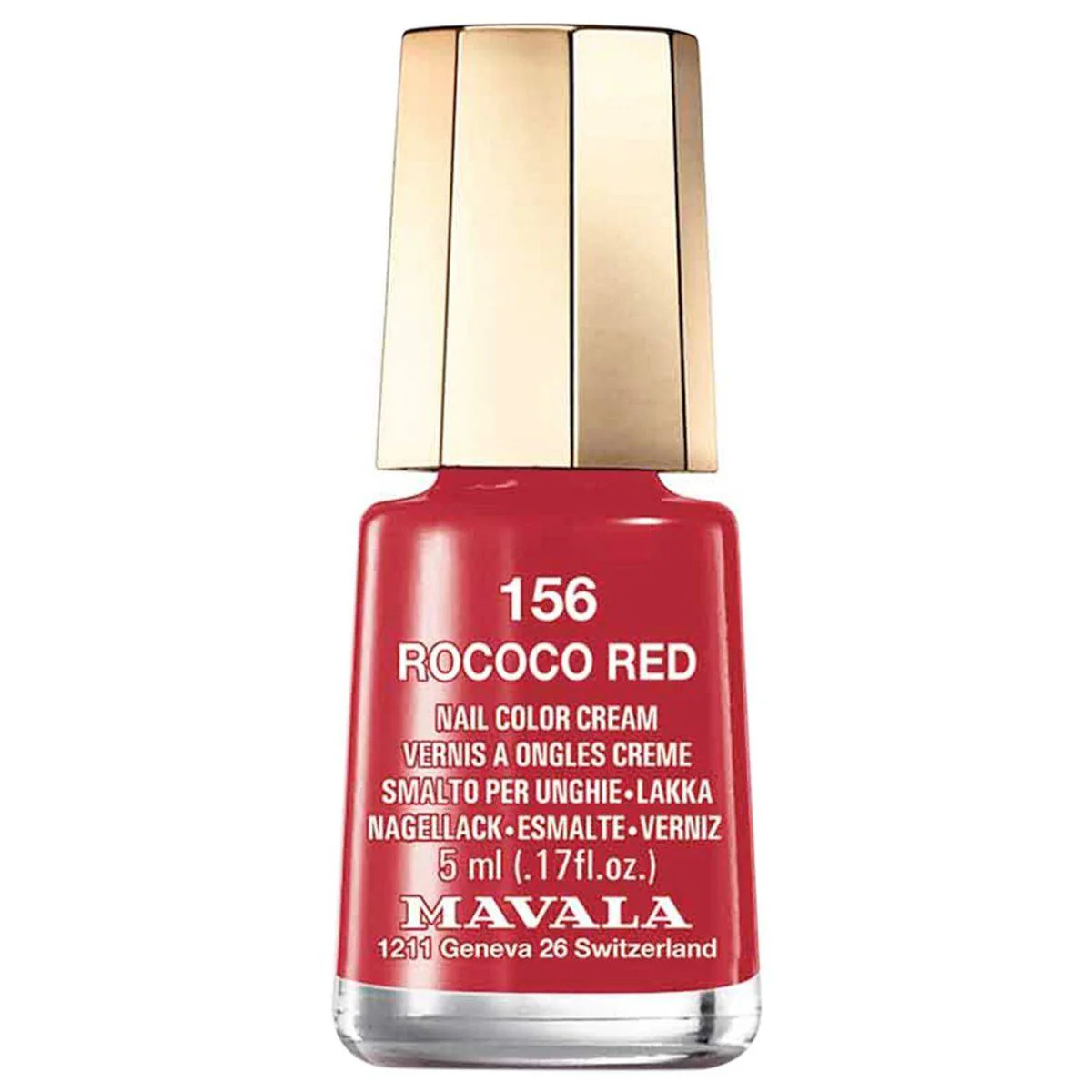 Mavala Mini Nail Polish Rococo Red 5ml - Image 2