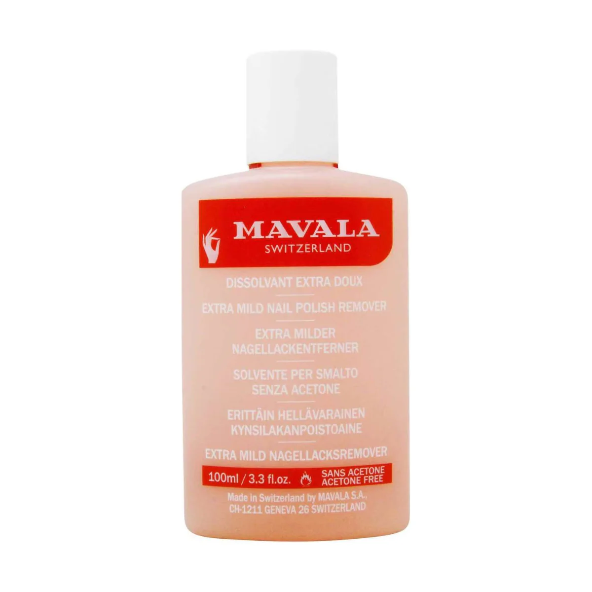 Mavala Nail Polish Remover Pink 100ml