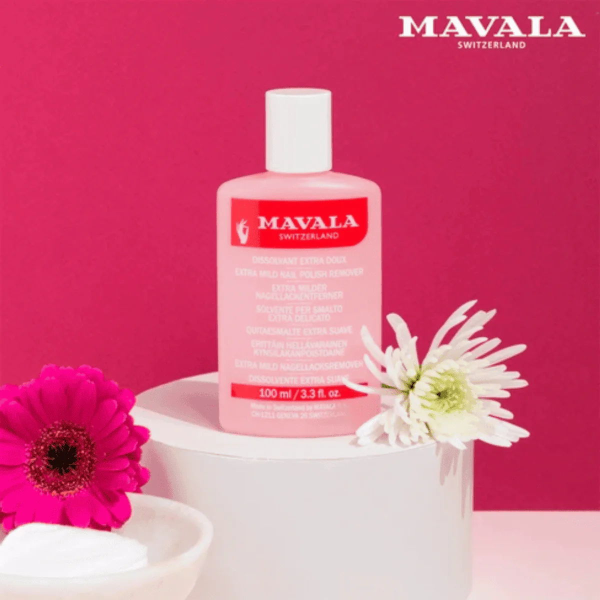 Mavala Nail Polish Remover Pink 100ml - Image 2