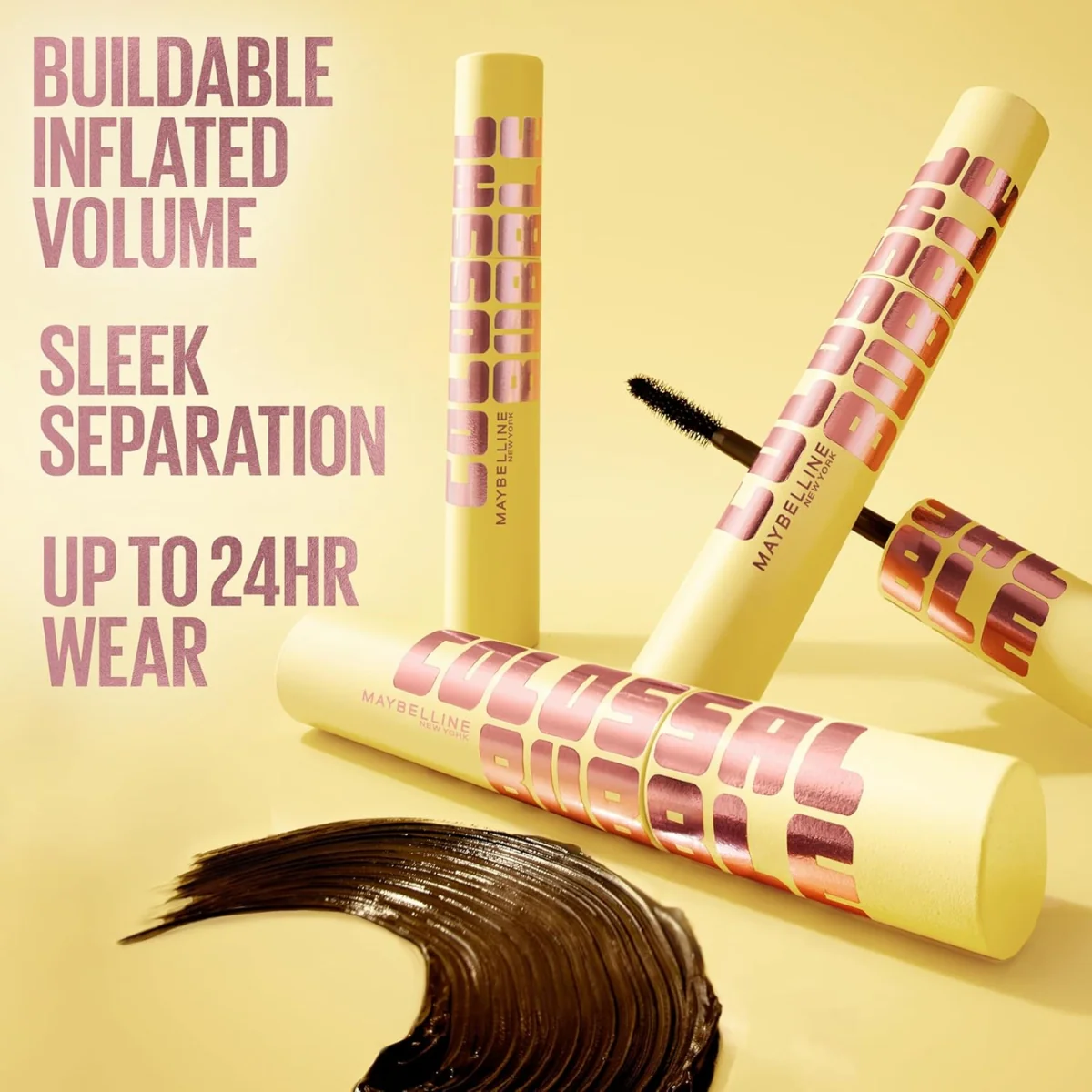 Maybelline Colossal Bubble Mascara Black 10ml - Image 2