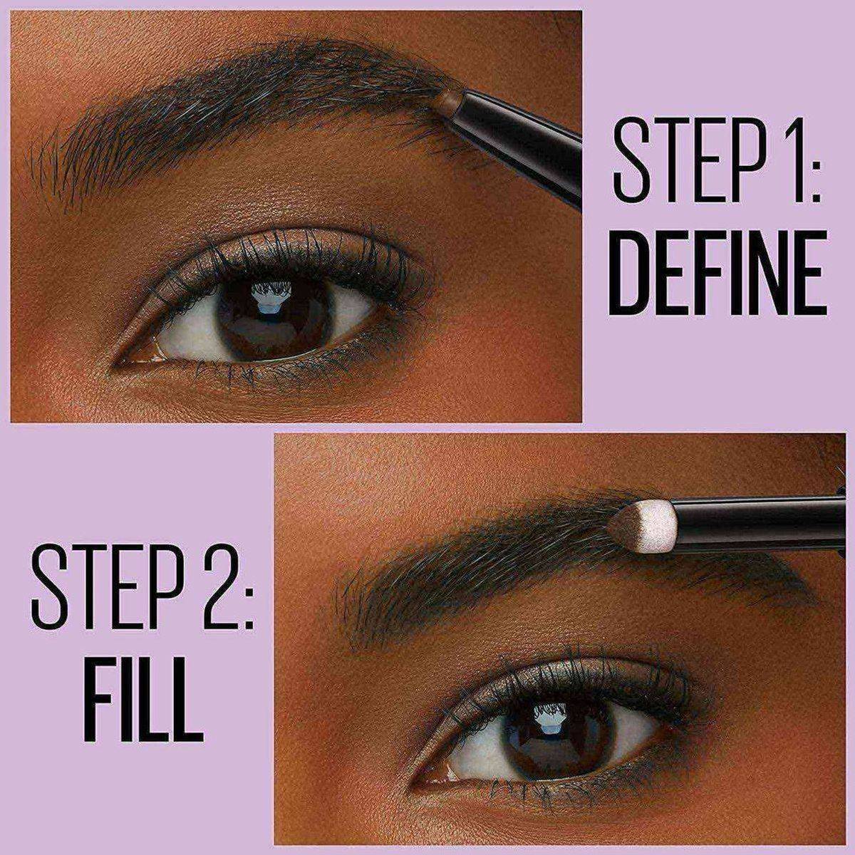 Maybelline Express Brow Satin Duo 02 Medium Brown - Image 5