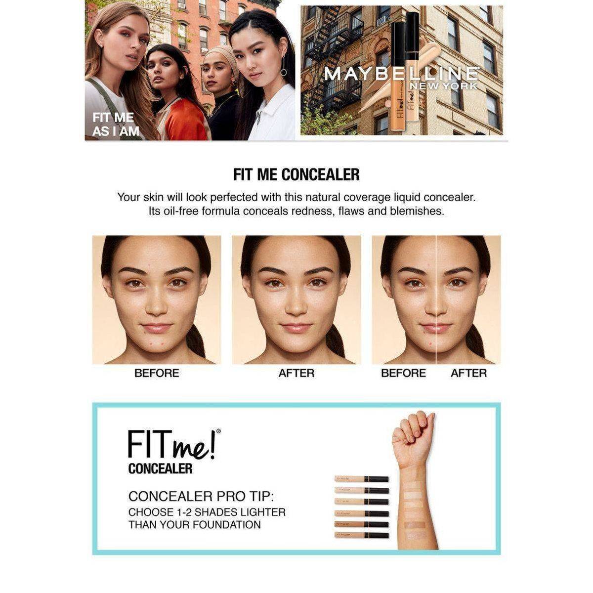 Maybelline Fit Me Concealer 25 Medium - Image 4