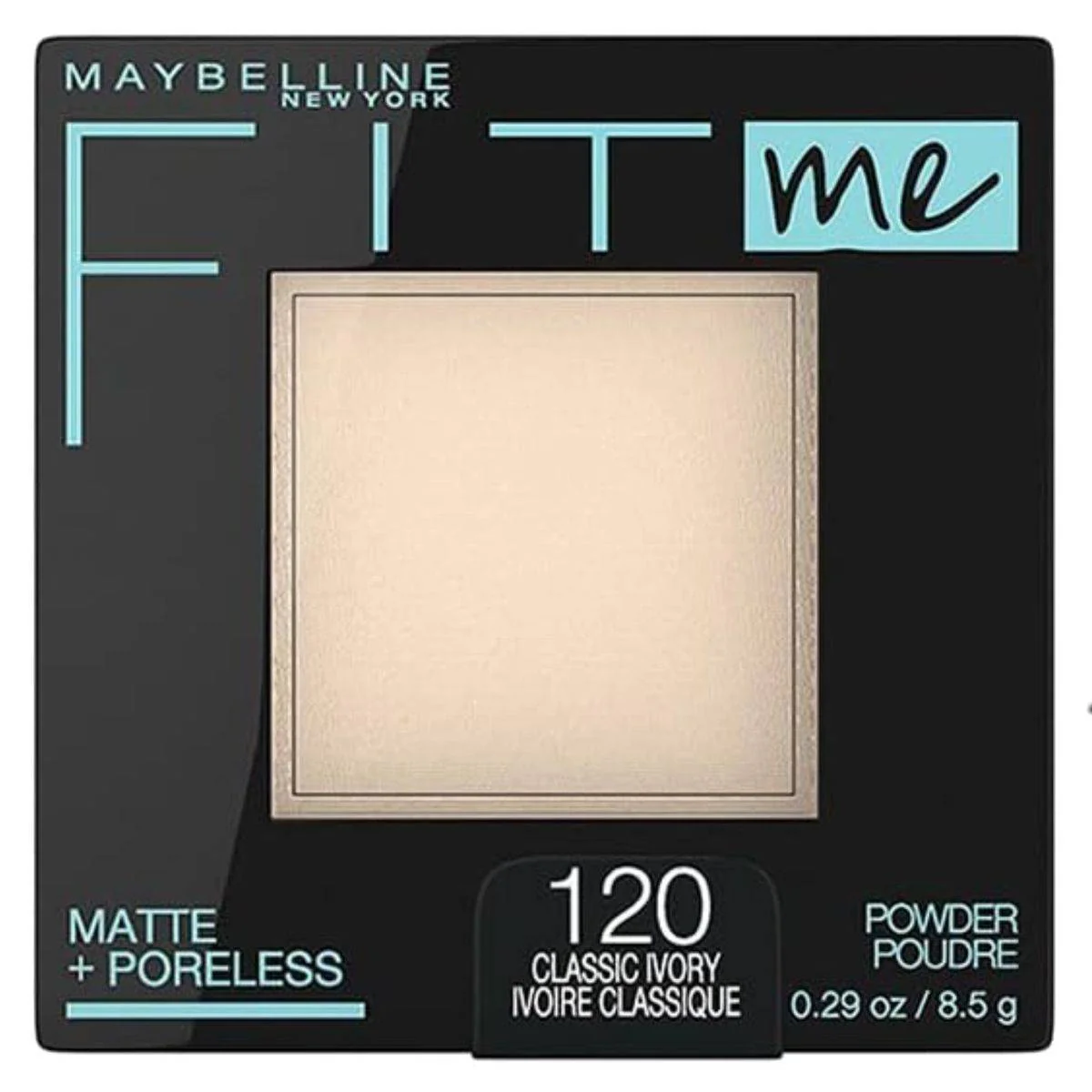 Maybelline Fit Me Matte + Poreless Powder 120 Classic Ivory 12g - Image 3