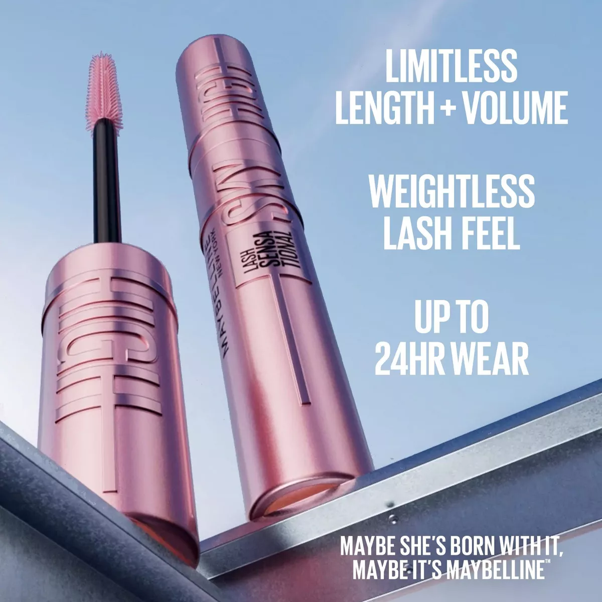 Maybelline Lash Sensational Sky High Mascara Burgundy Haze - Image 5