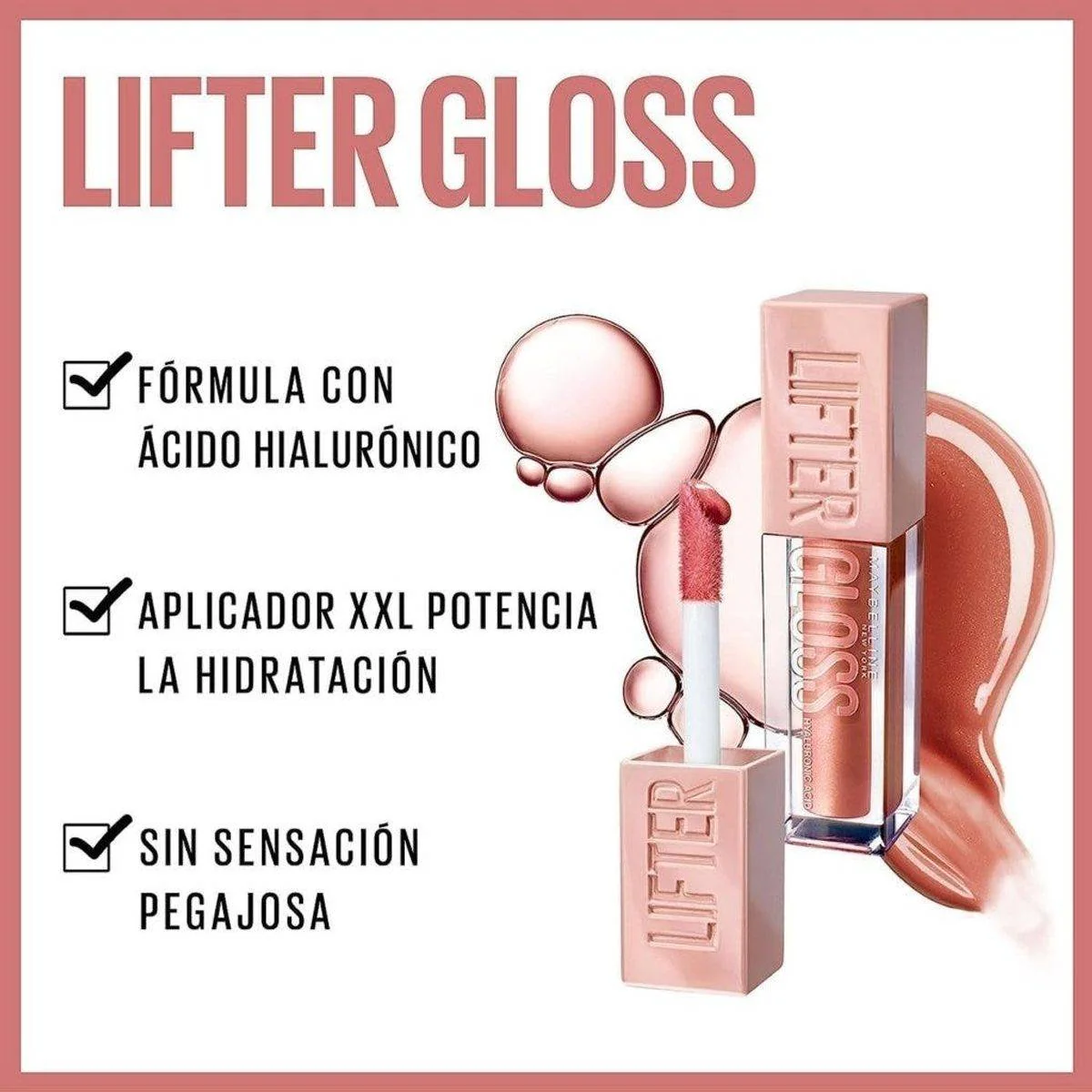 Maybelline Lifter Lip Gloss With Hyaluronic Acid 01 Pearl - Image 3