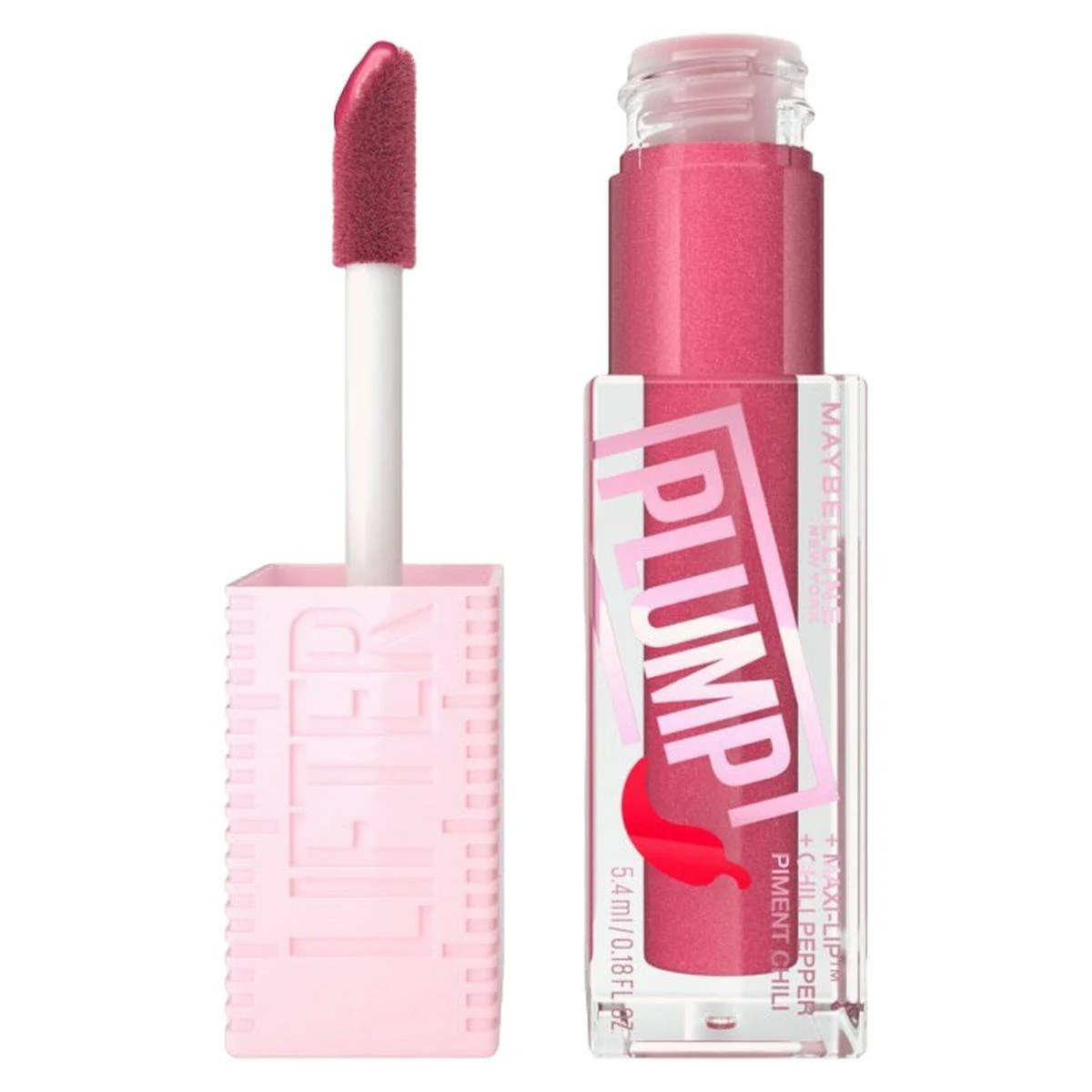 Maybelline Lifter Plump Lip Gloss 02 Mauve Bite - Image 7