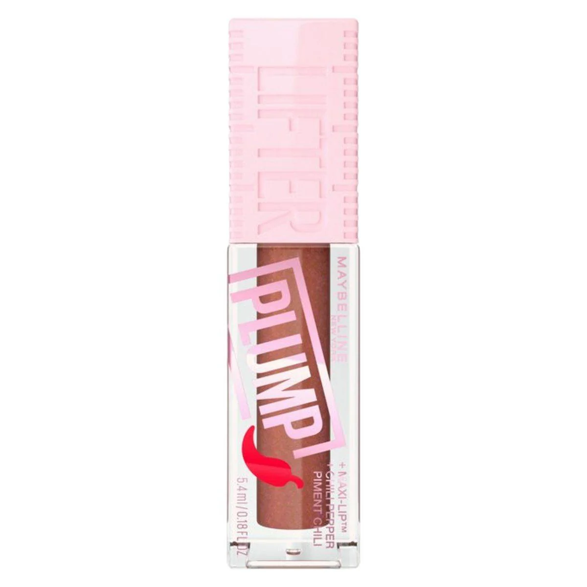 Maybelline Lifter Plump Lip Gloss 07 Cocoa Zing - Image 2