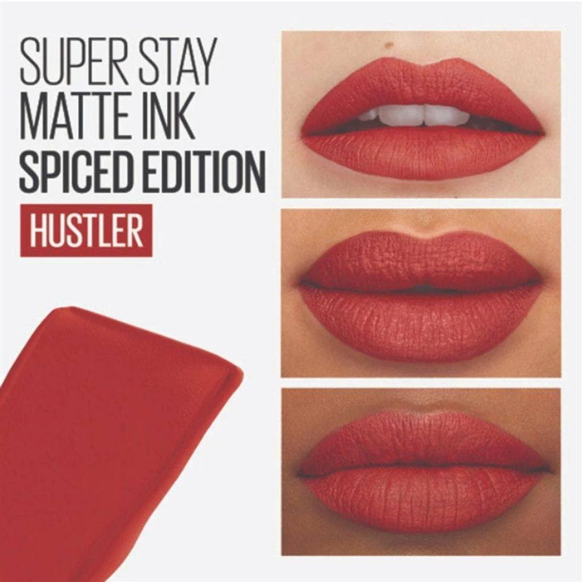 Maybelline Superstay Matte Ink Spiced Lipstick 335 Hustler - Image 3
