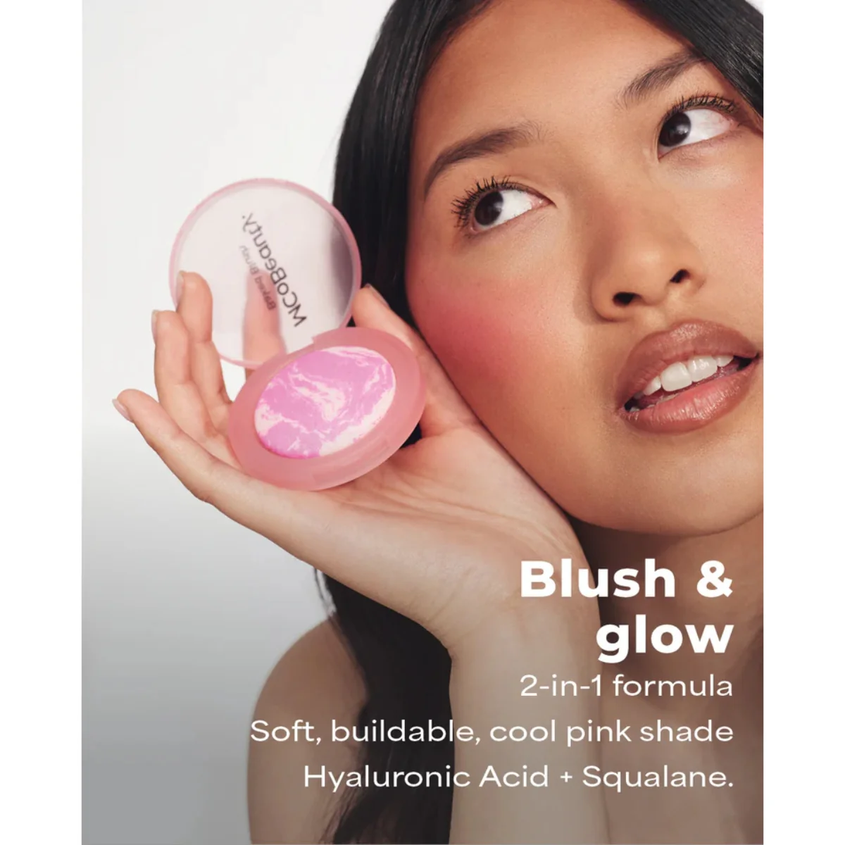 MCoBeauty Baked Blush Cool Pink - Image 4