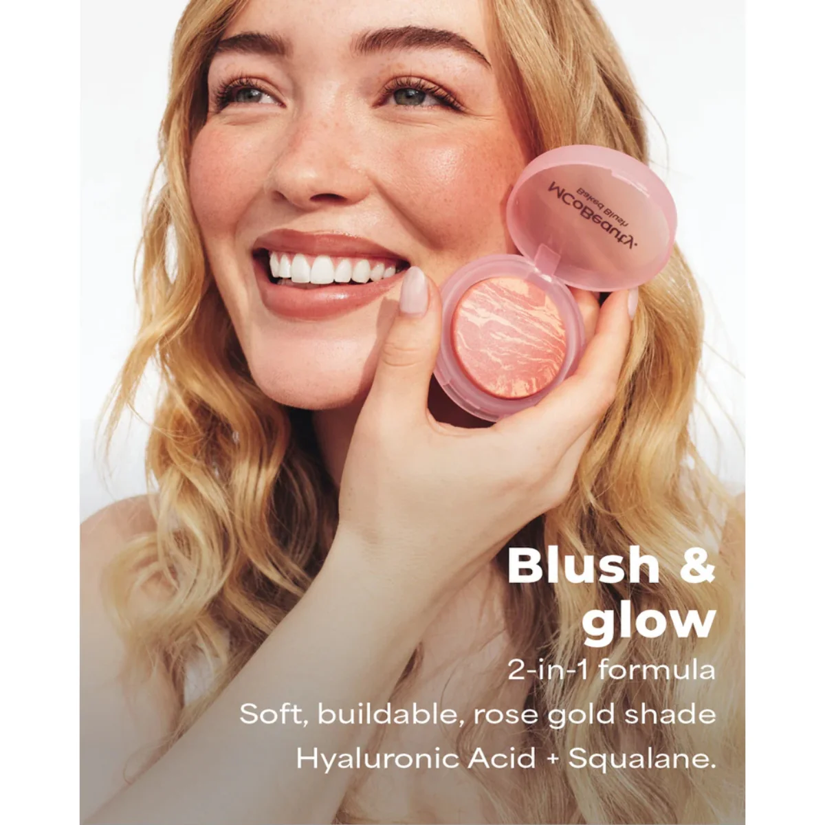 MCoBeauty Baked Blush Rose Gold - Image 3