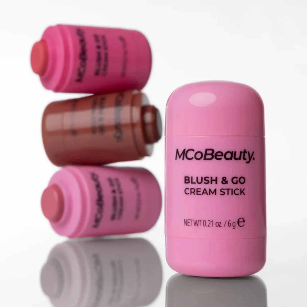 MCoBeauty Blush & Go Cream Stick Baby Pink - Image 4