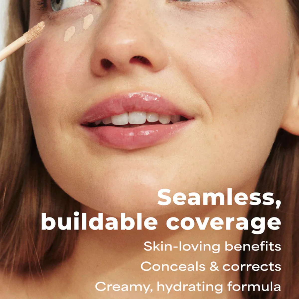 MCoBeauty Brighten & Perfect Cream Concealer Medium 1 Natural Beige - Image 4