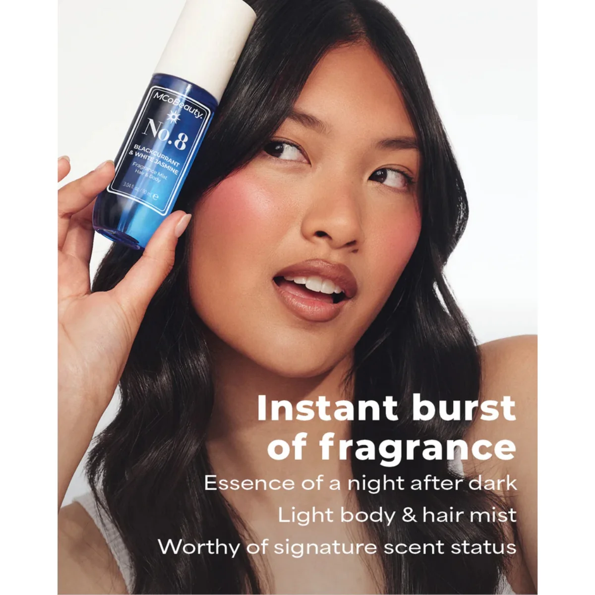 MCoBeauty Fragrance Mist No.8 Blackcurrant & White Jasmine 90ml - Image 3