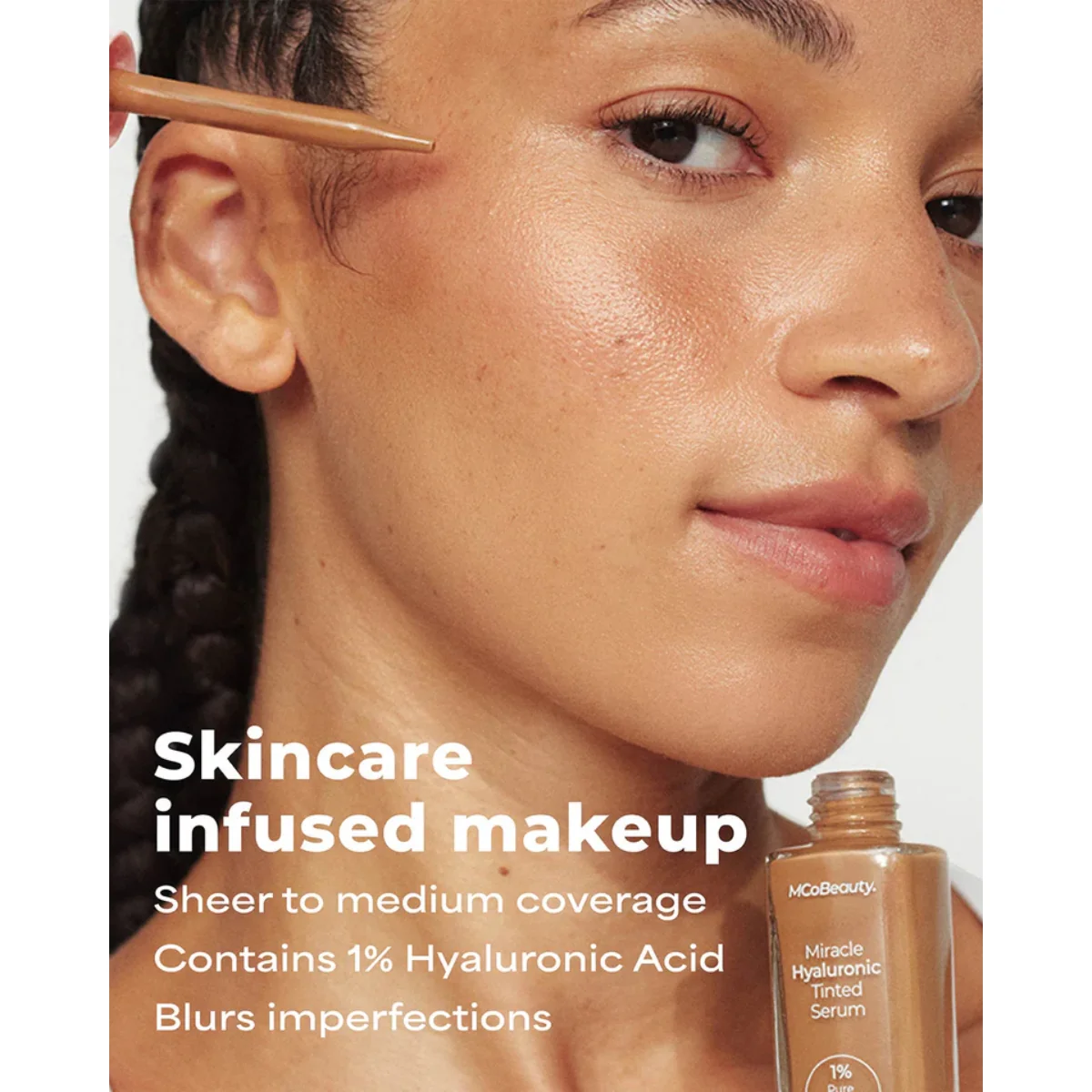 MCoBeauty Miracle Hyaluronic Tinted Serum 3-4 Light/Medium - Image 4