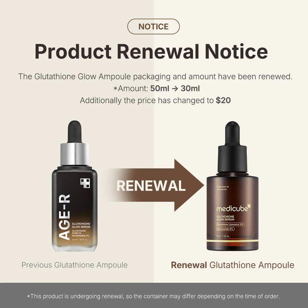 Medicube AGE-R Glutathione Glow Serum 30ml - Image 2