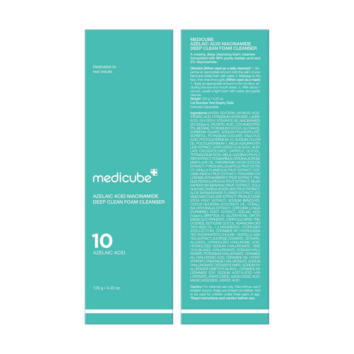 Medicube Azelaic Acid Niacinamide Deep Clean Foam Cleanser 120g - Image 3